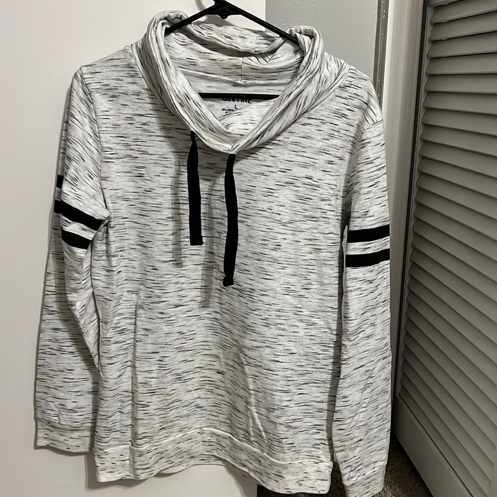 Cowl neck sweatshirt